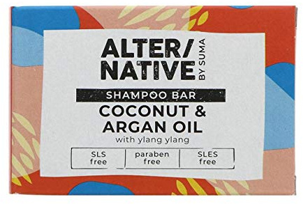 Alter/Native Coconut and Argan Glycerine Shampoo Bar, 90 g