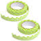 Feelairy 2 Rolls Spitzenband Selbstklebende, Vintage Spitze Bänder zum Basteln Spitze Dekoband Lochstickerei Spitzen-Tape Für Hochzeit Tischdeko DIY Geschenkband Bordüre Scrapbook (Grün)