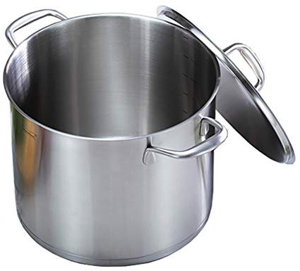 Pottine, Hogar 304 Acero Inoxidable Espesado Olla De Sopa, Olla De Cocina Con Tapa, Para Cocina De Gas/Cocina De Inducción (9 / 11L) (Size : 11L)
