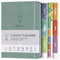 LUX PRODUCTIVITY Classic - Tagesplaner & Terminkalender - Dankbarkeitsjournal, Wellness-Tagebuch & undatierter Wochenplaner & Organizer - Schreibtisch-Tagebuch für Damen & Herren (SLATE BLUE, A5)