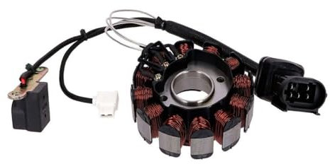2EXTREME Lichtmaschine Stator kompatibel mit Aprilia, Gilera, Derbi, kompatibel mit Piaggio, kompatibel mit Vespa 125ccm, 200ccm 4-Takt