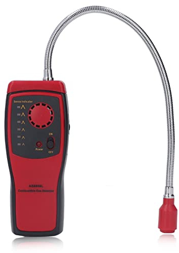 Gaswarngerät AS8800L, Tragbarer Gaslecktester für Brennbare Gase, Universell einsetzbar in Garagen und Fabriken