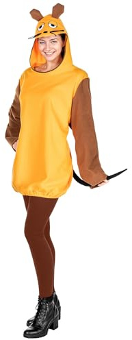 Maskworld Die Sendung mit der Maus - Maus Kostüm - Größe: M - Hoodie - Kapuzen-Pulli für Karneval, Halloween & Motto-Party