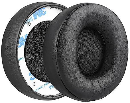CONVELIFE Replacement Earpads Protein Leather Ear Cushion Compatible with Beats Solo Pro Wireless Noise Cancelling On-Ear Headphones (Black)