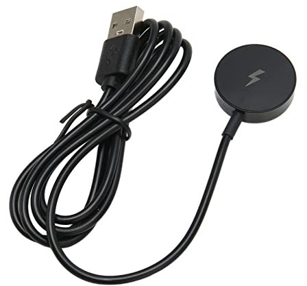 Ladegerät Ladekabel für Fossil Smartwatch, Magnetisches Schnellladegerät auf USB Kabel Ladestation Kabel Kabelloses Tragbares Ladegerät für Fossil 1 2 3 smartwatch (Schwarz)