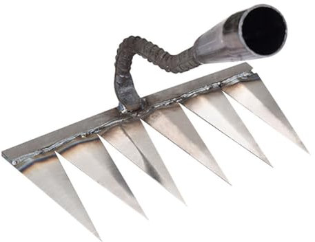 Cymwer désherbage scarificateur Acier dent Clou Herse Pointu Jardin Main râteau Outil Durable Jardinage désherbage râteau Outils agricoles