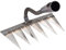 Cymwer désherbage scarificateur Acier dent Clou Herse Pointu Jardin Main râteau Outil Durable Jardinage désherbage râteau Outils agricoles