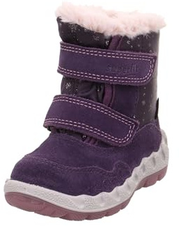 Superfit Mädchen Icebird Warm Gefütterte Gore-tex Stiefel, Lila Rosa 8520, 24 EU