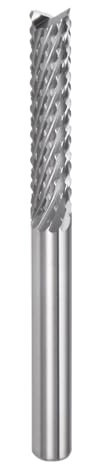 sourcing map 4mm End Mill Bits 1/6(4mm) Straight Shank Solid Carbide CNC Router Bits Engraving Cutter Tool with Corn Blade for PCB Circuit Board Milling Machine Wood Carving
