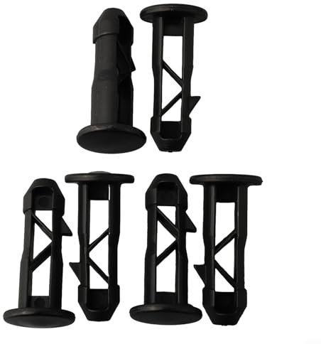 Premium Replacement 67mm 31mm Black Plastic for WHEELIE Bin Lid Hinge Pins (3 pairs)