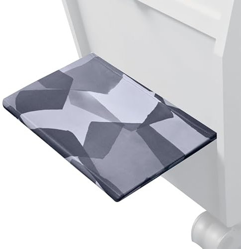 Go-Be Sleeves Airplane Tray Covers for Adults Individual Airplane Tray Covers, Pewter Watercolor