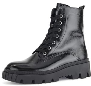Gabor Damen Combat Boots, Frauen Stiefeletten,Stiefel,Bootee,Booties,halbstiefel,Kurzstiefel,uebergangsschuhe,schwarz,38 EU / 5 UK