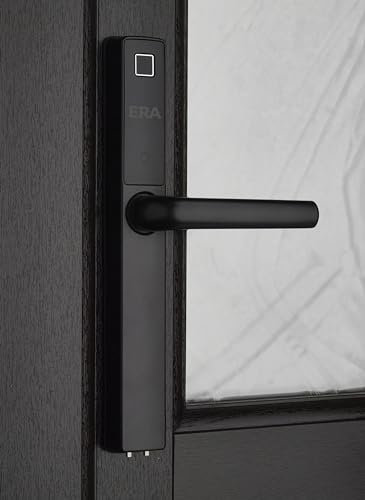 ERA Smart Universal Door Handle - Versatile, Durable, and Stylish for Any Door Smart Lock (Black)