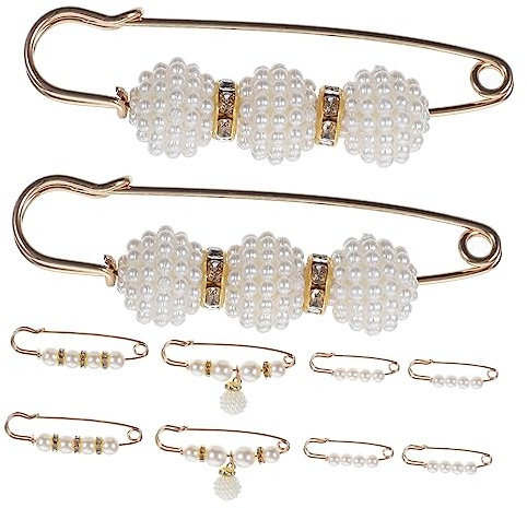 VALICLUD 20stücke Sicherheitsnadeln Für Kleider Verstellbare Broschen Zum Anpassen Hosenbund Für Party Business Und Alltag Elegant Praktisch