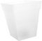 MERRYHAPY Pot De Fleurs Carré Lumineux À Énergie Solaire Lampes De Jardin Décoratives Dextérieur