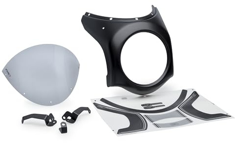 Puig 21962H Retro-Halbschalenverkleidung universelle Ersatzhalterungen für Puig Retro-Halbschalenverkleidung Ø 180 mm, hergestellt für sicheren Austausch und Montage, Getönt