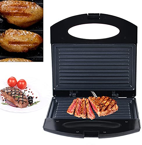 Kontaktgrill 850W Sandwichtoaster Elektrogrill Panini-Maker Tisch Grill DHL Neu