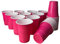 wildvival 50x Pinke Party-Becher – Robuste Plastikbecher für jeden Anlass – 16 oz (473 ml) – Ideal für Partys, Picknicks und mehr