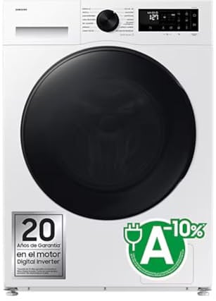 Lavasecadora Samsung 11kg/6kg AI EcoBubble™ Clase D/A Blanca WD11DG5B15BEEC