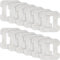 BLUESEABUY 12 Pièces Kit de Rechange en Microfibre pour Nettoyage Vitres, Serpillères Lavables et Réutilisables Compatibles avec Robots Lave-Vitres, pour un Nettoyage Sans Traces