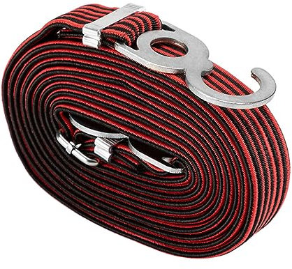 Lurrose 1Stück Bündelgürtel Elastischer Frachtbindergürtel für Sichere Ladungssicherung für Auto und Fahrrad für Kofferraum und Transport