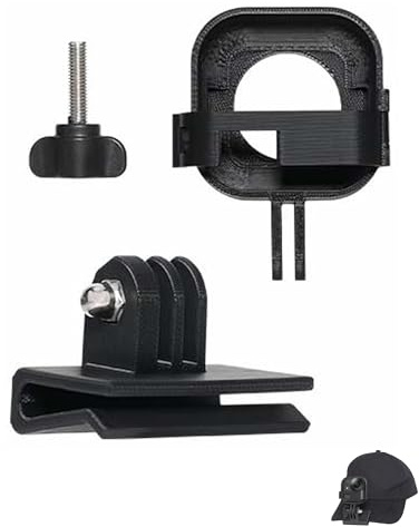 Lokyoyo Hutkrempe Clip für Insta.360 Go Ultra – Freisprecheinrichtung POV Shooting Baseball Hat Clip Mount Baseball Cap Clamp Schnellspanner Halterung für Insta.360 Go Ultra