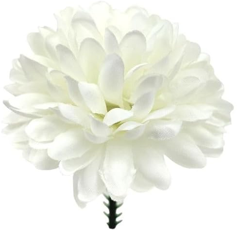 floral supplies 144 Compact Tribute Flowers (7cm) - Realistic Flowers for Fresh-Looking Funeral Tributes & Lettering (Cream, 7cm (Compact))
