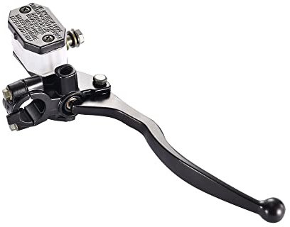 GOOFIT 22mm Freno Delantero Derecho Master Cylinder Lever Black reemplazo para GS125 GN125 GN250 GS250