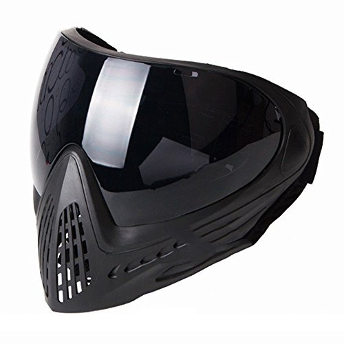 Generic Anti-Fog Goggle Paintball Full Face Maske Tactical F0023 Single Layer Spiegel