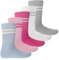 MT Kinder Sport- und Freizeitsocken (5 Paar) Tennissocken für Mädchen und Jungen - Pastell 27-30