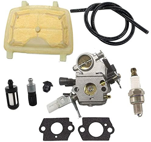 HURI Vergaser Luftiflter Benzinfilter Benzinschlacuh für Stihl MS171 MS181 MS201 MS211 MS 171 181 211 Kettensäge Ersetzt Zama C1Q-S269, Zama C1Q-S123B,1139-120-0612