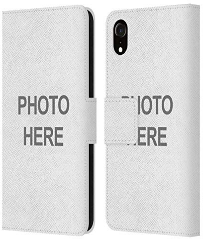 Custom Customised Personalised Custom Photo Leather Book Wallet Case Cover Compatible With Apple iPhone XR
