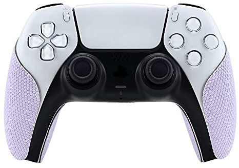 eXtremeRate PlayVital Protection pour ps5 Manette Grip Sticker,Autocollant Poignée pour ps5 Accessoires Controller,Skin Antidérapants-Mauve Violet
