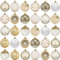 Weihnachtskugeln Weihnachtsbaumschmuck-Set,30Stück 60mm Kunststoff Weihnachtsbaumkugeln mit Aufhänger Weihnachtsbaum für Weihnachten Hochzeit Party (Gold)