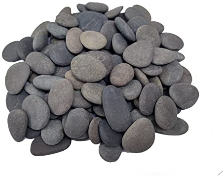 Handpicked 100pcs 1-1.5 inch Small Painting Rocks, Natural River Rocks Smooth Flat Pebbles for Crafts, Painting Activities, DIY Decorative Flower pots Fish Tank (1in-1.5in, 100pcs))