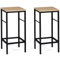 IDMarket - 2 Stück Barhocker Detroit Design Industriel