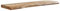 Wohnling Wandregal mit Baumkante Akazie Massivholz 100 cm, Design Schweberegal Wandboard Massiv, Regal Holz Natur, Landhausstil Hängeregal