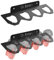 Herbert-fty Metal Battery Holder for Milwaukee M12,Durable Battery Wall Mount Rack for 12V Storage with 4 Slots,