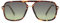 SOJOS Retro Sonnenbrille für Damen Herren,Polycarbonat Linse, Trendy Rechteckige Sonnenbrille 90er Jahre Schatten SJ2229 Yellow Tortoise Green