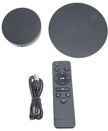 Présentoir Rotatif motorisé avec Télécommande, Plateau Tournant électrique à 360 Degrés Base Tournante Automatique à 3 Vitesses pour Produits de Photographie, Bijoux, Modèle 3D,