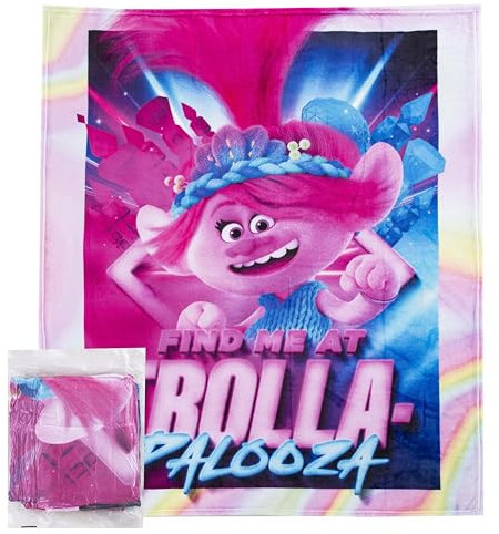 NORTHWEST Trolls Cloud Überwurfdecke, 127 x 152,4 cm, Trolla-Palooza