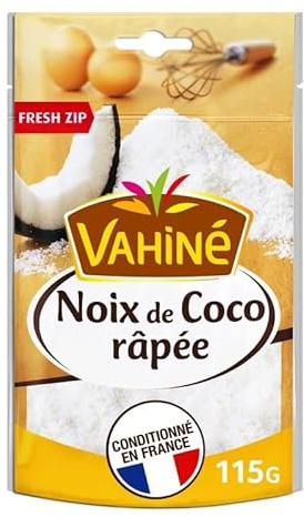 VAHINE | Noix De Coco Râpée 115G | Lot De (3) | livraison offerte