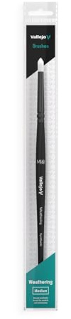 Pinzel Vallejo Weathering B08002 Round Synthetic Brush - Medium (6)