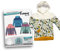 JULENDO Schnittmuster Kinder Zipperjacke oder Hoodie Bonnie Mini-Me Gr. 92/98 bis 164/170 | Papierschnittmuster für Kinder mit Nähanleitung