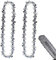 Chaine de Tronconneuse 6 Pouces, 2 pièces Chaine de Tronconneuse 36 Maillons d'Entraînement, pour Stihl MS170 MS180 MS192T, Faible Rebond, pour Tronconneuse 45 cm (6 pouces)