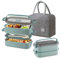 BRYN Lunch Box, 1400ml Boite Repas Compartiment avec Couverts et Sac Isotherme Repas, boîtes Bento Lunch Box pour Pique-Nique, Travail, Écoles, Camping et Fitness (Vert)