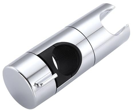 1 soporte de ducha, soporte para alcachofa de ducha, soporte para barra de ducha, abrazadera de ducha, soporte de ducha ajustable, no requiere desmontaje del soporte de ducha