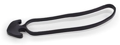 DOJA Industrial | Goma Ancla de 10cm | Pack 400 | Tensor Goma de Caucho para tutores para Plantas huerto Urbano | Tensor Elastico Lona Camping Piscina | Clips Plantas Flores olivos | Tension Fuerte