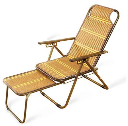 TONZN Chaiselongue, klappbare Sonnenliege, Zugtyp, Schwerelosigkeits-Relaxsessel, Garten-Relaxstühle, Home-Office-Liegestuhl für die Mittagspause