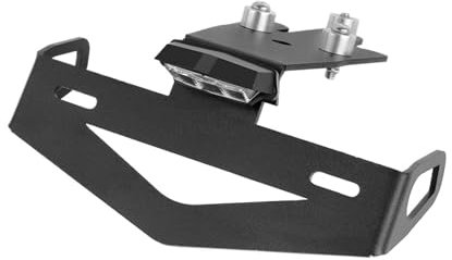 HACKBEPW Für Kawasaki Für ER-6N Für ER-6F Für Ninja 650 2012-2017 Motorrad-Kennzeichenhalter Mit Licht Kennzeichen Halterung